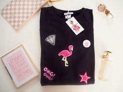 czarna bluza OMG