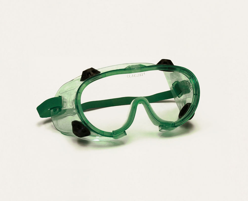 Green Safety Goggle 99-G8901GN-CAF