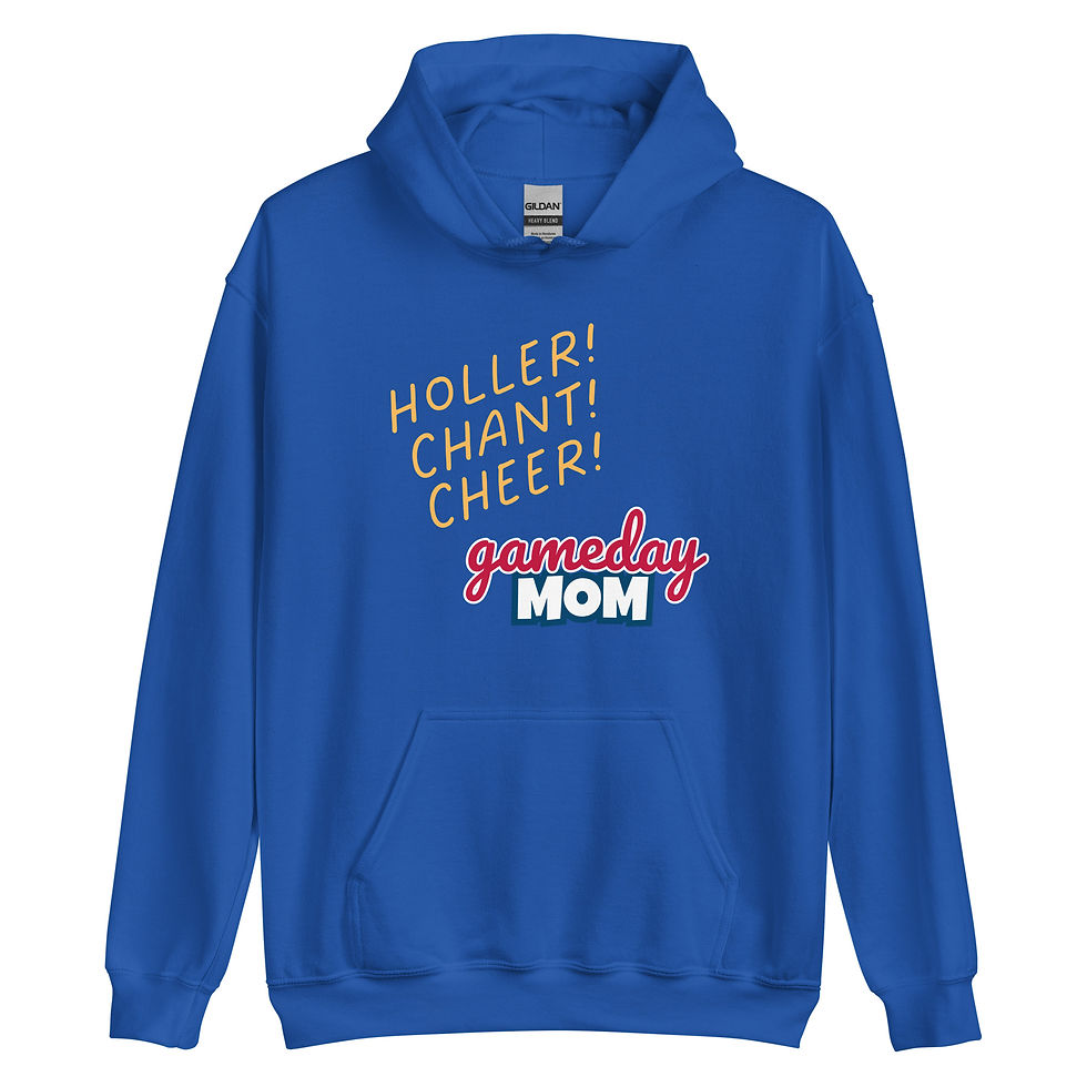 Thumbnail: Holler! Chant! Cheer! Hoodie. Customized.