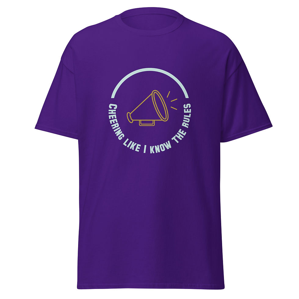Thumbnail: Cheering like I know the rules. Tee