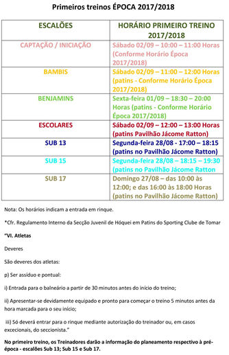 Informações nova época