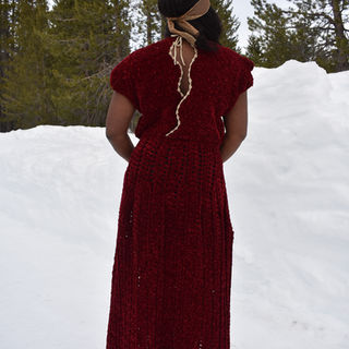photo of crochet dress