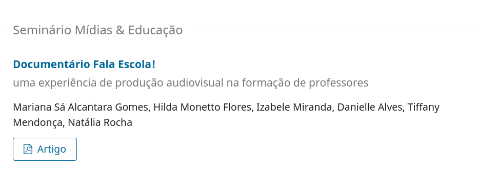 Conquista acadêmica!