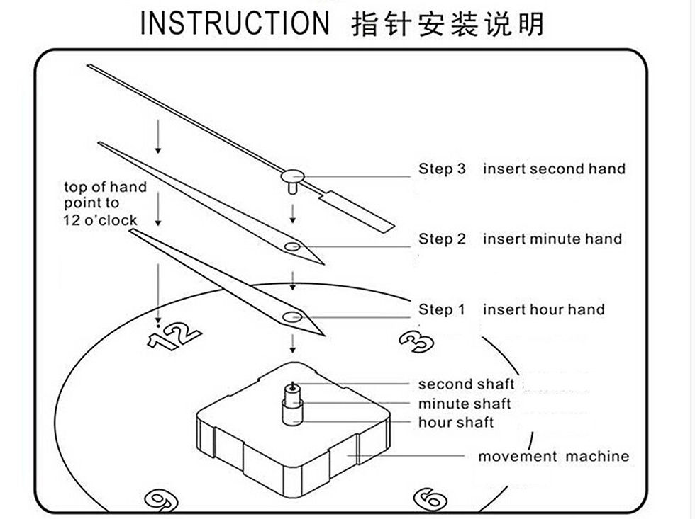 Thumbnail: DIY Wall Clock 3D Mirror Surface Sticker Home Office Decor Clock