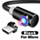 Thumbnail: Magnetic Cable Micro USB Type C Charger for Android Phones Fast Charging Magnet