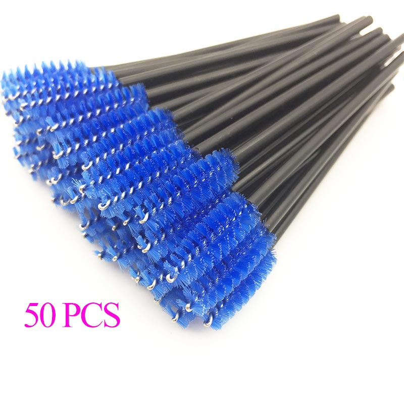 Thumbnail: 2/50Pcs Make Up Brushes Eyelash Brush Disposable Mascara Wands Applicator Eye