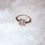Thumbnail: Sweet Heart Flower Cubic Zircon Adjustable Rings Bague Jewelry