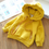Thumbnail: Girls Winter Dress Long Sleeve Hooded Casual Thick Warm Cute Solid Dress