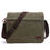 Thumbnail: Scione Fashion Solid Canvas Messenger Satchel Bags Buckle Casual Portable