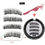 Thumbnail: 2 Pair of 3D Magnetic Eyelashes Handmade Mink Eyelashes Eye Makeup Extended