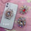 Thumbnail: Diamond Bling  Socket Support for iPhone Xiaomi Samsung Phone Grip Mount Bracket
