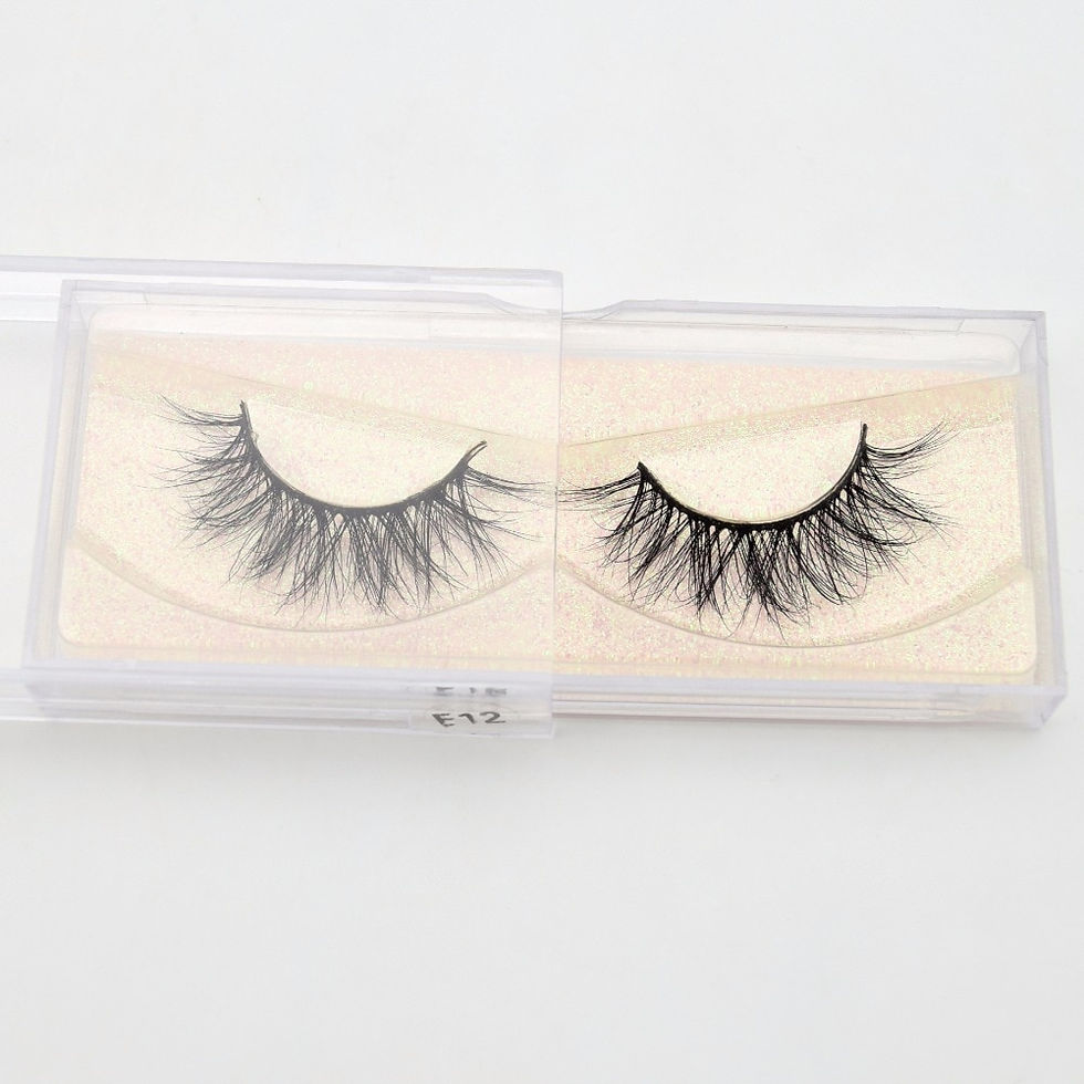 Thumbnail: Mink Eyelashes Hand Made Crisscross False Eyelashes 3D Mink Lashes