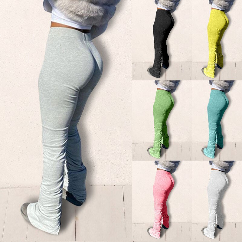 Thumbnail: Stacked Leggings Joggers Stacked Sweatpants