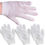 Thumbnail: 2 Pairs (4pcs) White Scrub Massage Exfoliating Spa Body Scrubber