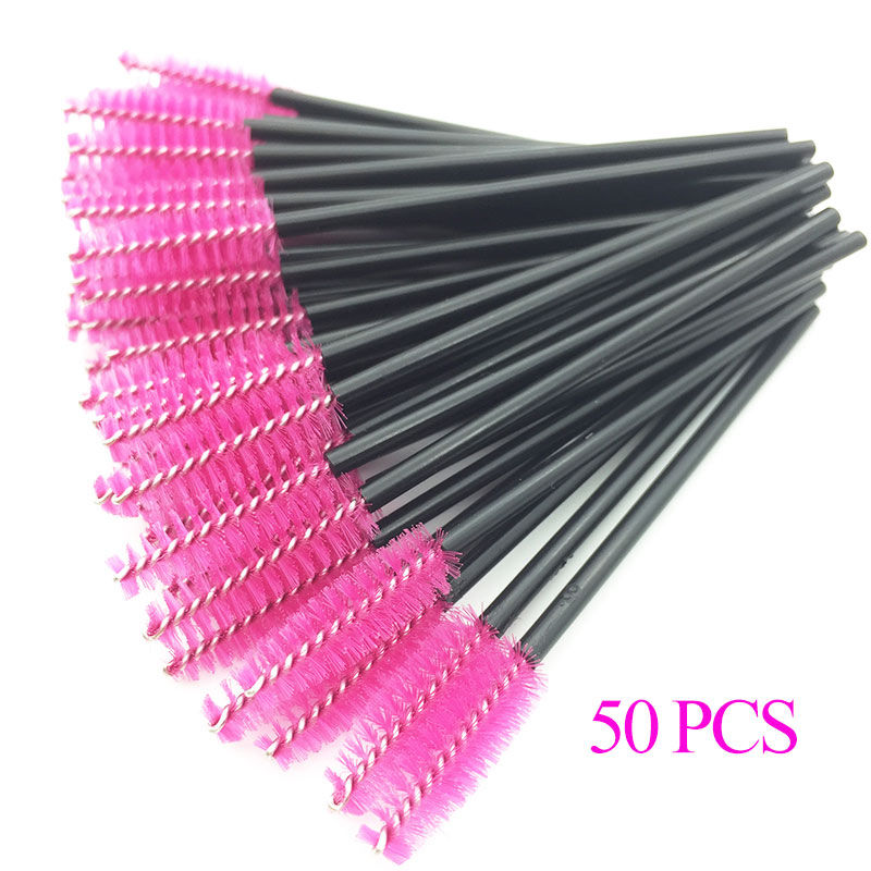 Thumbnail: 2/50Pcs Make Up Brushes Eyelash Brush Disposable Mascara Wands Applicator Eye