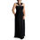 Thumbnail: Evanese Women's Plus Size Elegant Cross Tie Halter Long Formal Party Dress
