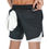 Thumbnail: 2 in 1 Running Shorts Jogging Gym Fitness Training Quick Dry Beach Short Pants