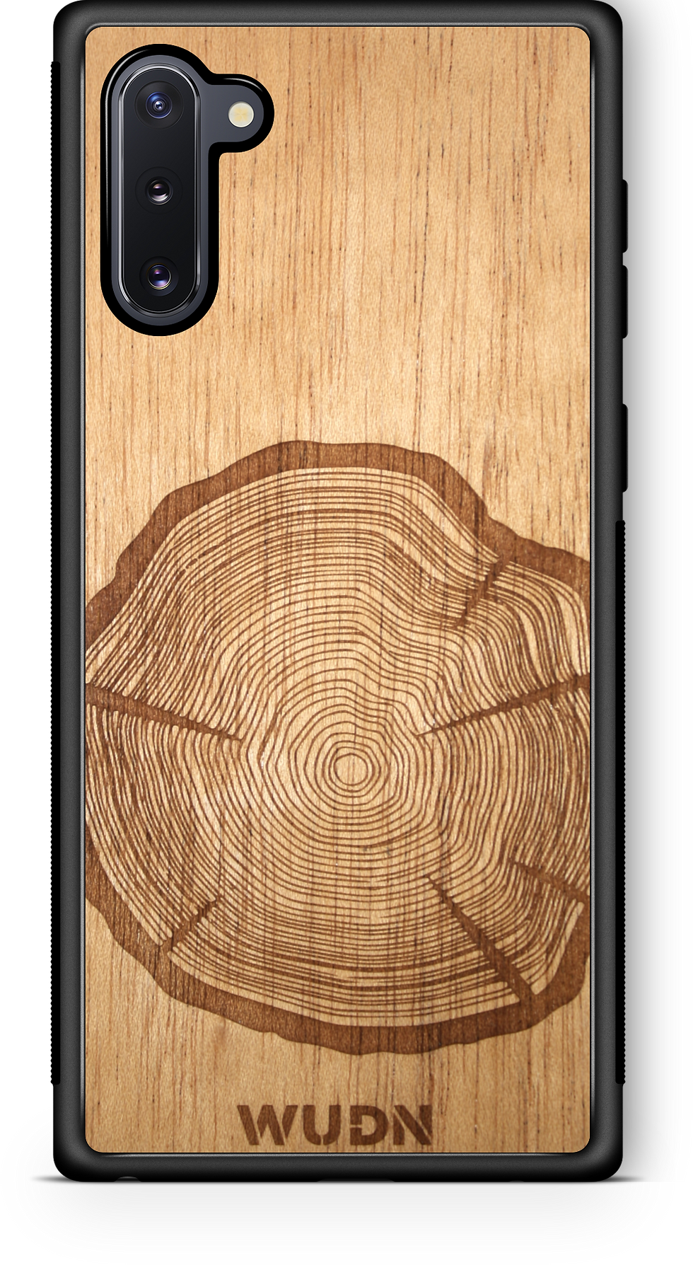 Thumbnail: Slim Wooden Phone Case (Tree Stump in Mahogany)