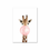 Thumbnail: Pink Bubble Elephant Giraffe Child Poster Animal Wall Art Canvas Nursery Print