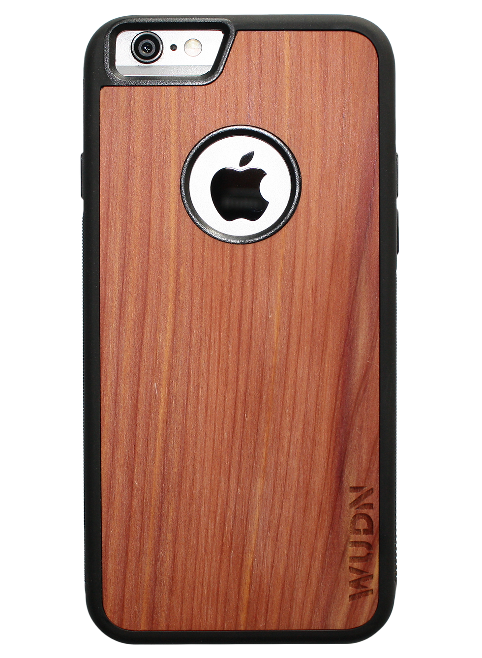 Thumbnail: Slim Wooden Apple Logo Cut-Out Case for iPhone
