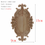 Thumbnail: 1Pc Unique Natural Floral Wood Carved Wooden Figurines Crafts Corner Appliques