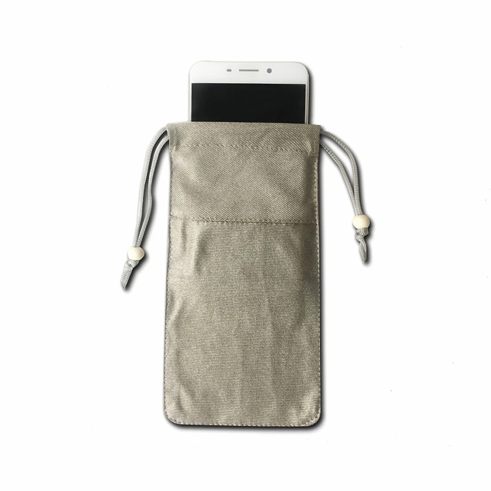 Thumbnail: Protection Phone Pouch Radiation-Blocker EMF Shielding Signal Shielding Silver
