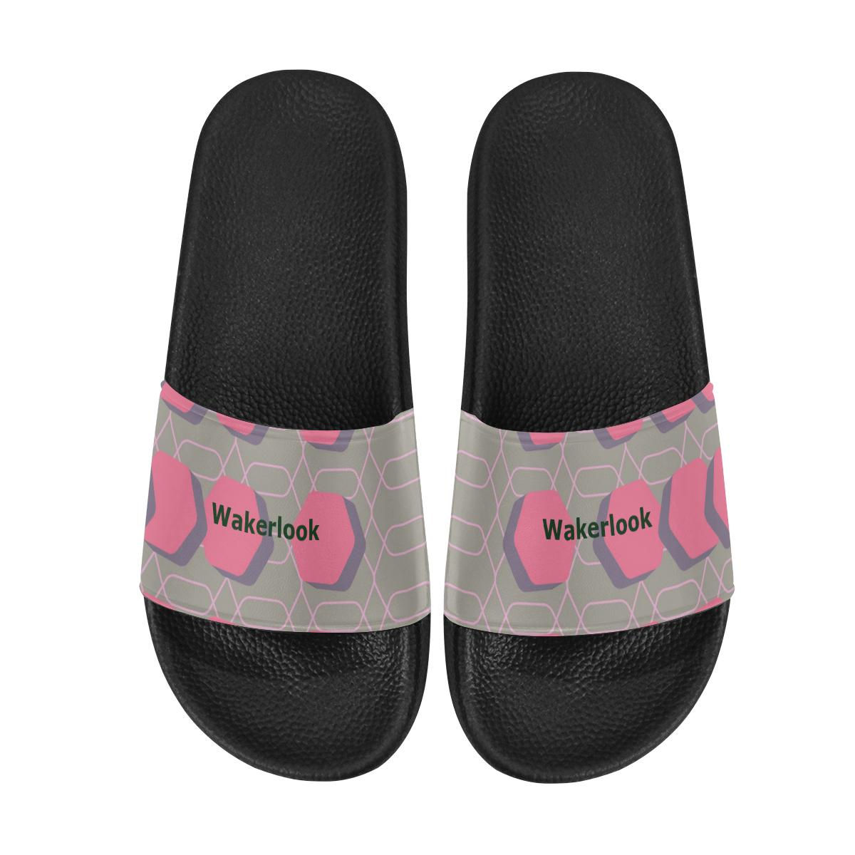 Women's Pink Wakerlook Slide Sandals