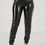 Thumbnail: Latex Faux Pu Leather Pants Trousers Push Up High Waist Skinny Pants Pencil