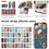 Thumbnail: For iPhone 12 Case Fashion Flower Phone Holder Case for iPhone 8 Plus 6 6s 7 X X