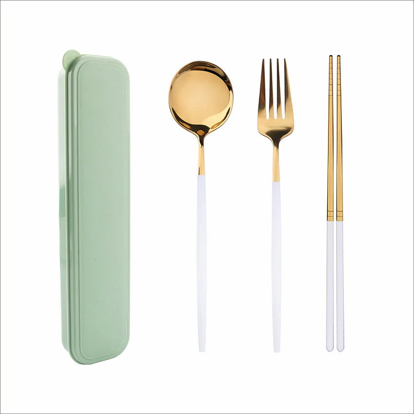 Thumbnail: Dinner Set Cutlery Stainless Steel Tableware Knife Fork Spoon Dinnerware