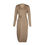 Küçük resim: Sweater Dresses Knitted Women Sweaters New Slim Slit Long Sleeve Casual V-Neck