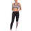 Miniatura: Jordena Leggings & Sports Bra Set - Black & Leopard Print