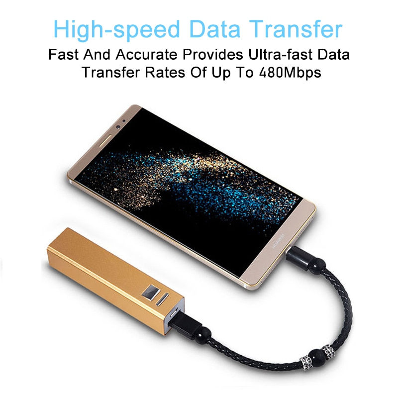 Thumbnail: Portable USB Mobile Phone Charge for Huawei Type C Micro USB Android Phones