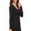 Thumbnail: Women's Long Sleeve Ribbed Shirt Handkerchief Hem Tunic Made in USA