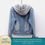 Thumbnail: Vintage Denim Jacket Women Autumn Coat Ripped Hooded Outerwear Coats Windbreaker