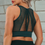 Thumbnail: Fitness Women's T-Shirts Workout Sports Bra Yoga Vest Backless Solid Quick Dry