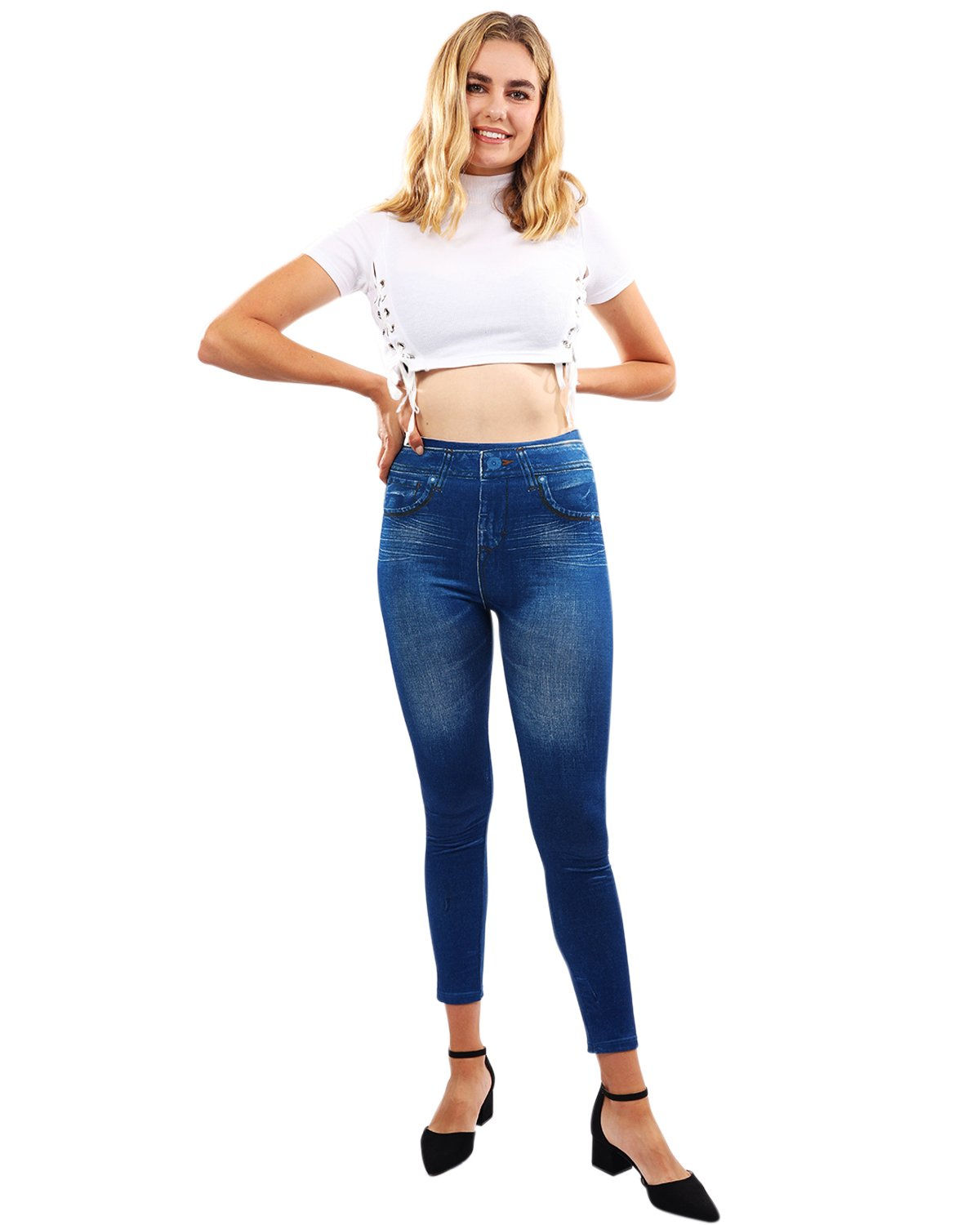 Doheny Bodycon Jegging / Legging - Blue