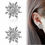 Thumbnail: New Fashion Simulated Pearls Pendientes Bijoux Angel Wings Leaf Feather Flowers