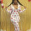 Thumbnail: Home Onesies Jumpsuit Sleepwear Floral Long Sleeve v Neck Bodycon Jumpsuit