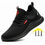Thumbnail: Indestructible Shoes Men Safety Work Shoes With Steel Toe Cap