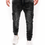 Thumbnail: Jeans Men Pants Casual Cotton Denim Trousers Multi Pocket Cargo