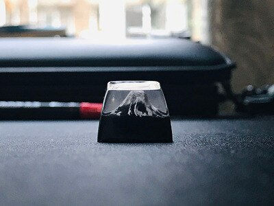 Thumbnail: 1pc Handmade Customized SA Profile Resin Key Cap for MX Switches Mechanical