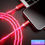 Thumbnail: Bright Glowing Charging Cable LED Micro USB Type C Lighting Charge for iPhone 8