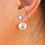 Thumbnail: New Fashion Simulated Pearls Pendientes Bijoux Angel Wings Leaf Feather Flowers