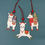 Thumbnail: 3Pcs Wooden Alpaca Christmas Pendants Ornaments Xmas Tree Hanging Decoration