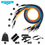 Thumbnail: 11pcs/Set Fitness Resistance Tube Band Yoga Gym Stretch Pull Rope Exercise