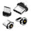 Thumbnail: Round Magnetic Cable Plug Type C Micro USB C 8 Pin Plugs Fast Charging Adapter