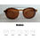 Thumbnail: Johnny Depp Clip-On Polarized Sunglasses Brand Retro Style Top Quality Frame C11