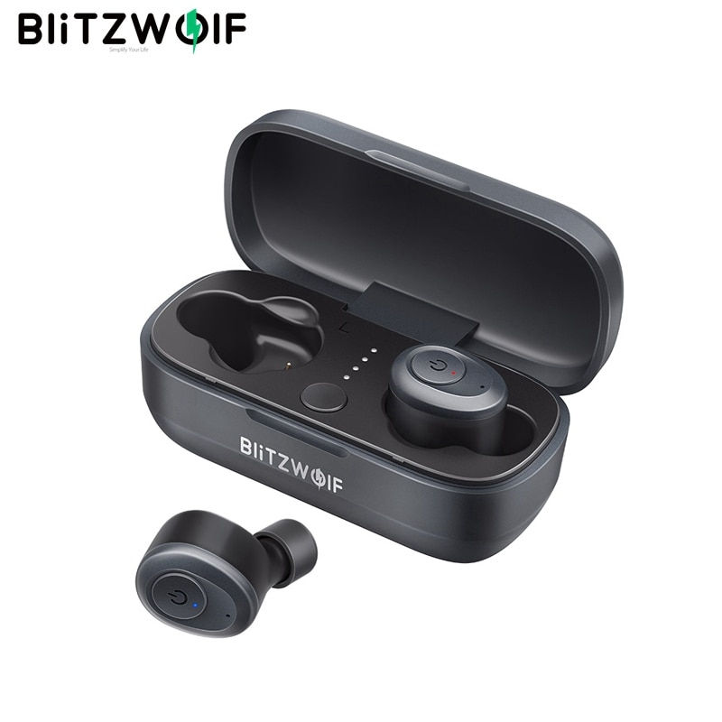 Bluetooth V5.0 TWS True Wireless Earbuds Earphone HiFi Stereo Sound Bilateral