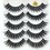 Thumbnail: 5 Pairs Mink Eyelashes 3D False Lashes Thick Crisscross Makeup Eyelash Extension